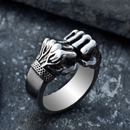 Fist Ring Male Hip Hop Hip Hop Trendy Titanium Steel Ring Fitness hiphop Street Rock20260602