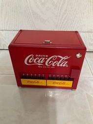 絕版懷舊Coca-Cola 樽裝汽水櫃金屬掣音樂錢箱