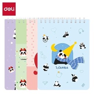 DELI - NOTEBOOK POCKET BOOK/ / SPIRALNotes EN407-A7 75X102MM 60 PANDA SHEETS