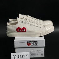 Converse CDG White Low Import Original 100% BNIB