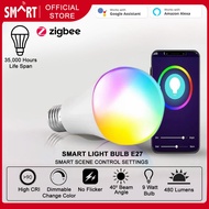 Smart E27 Bulb RGBCW / Zigbee Wi-Fi Tuya Smart Life App Control / 16 Million Colour