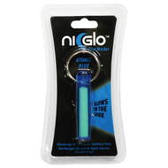 德國 NiGlo Gear Maker Glows 自身發光體螢光蓄光 附扣件 + 鑰匙圈 5 x 1cm 8g 藍色 1個