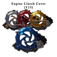 Y15 Clutch Cover ENGINE CLUTCH COVER TRANSPARENT y15zr - engine clutch cover (racing)