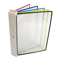 5 Page Display Rack Wall-Mounted File Rack A4 Display Folder Folder A4 Folder Display Rack Flip