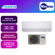 Daikin 1.0HP R32 Standard Inverter FTKF25AV1M(Installation Included 10ft Piping) Daerah Kerian & Pen