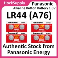 [8pcs] Panasonic LR44 A76 AG13 LR1154 357 Battery Alkaline Battery 1.5V [Authentic][FAST SHIP OUT]