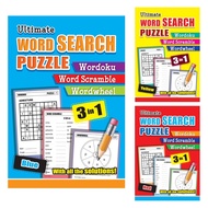 [3-in-1 Puzzles] Ultimate Word Search Puzzle: Wordoku / Word Scamble / Word Scramble / Wordwheel [Ex