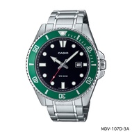 นาฬิกาข้อมือ Casio Standard Men MDV-107D สายแสตนเลส MDV-107D-1A1 MDV-107D-1A3 MDV-107D-1A3 MDV-107D-