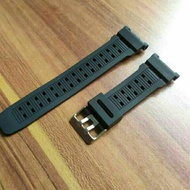 HITAM Casio G-Shock Mudman G-9000 G9000 G 9000 G 9000 Black Rubber Strap