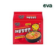 [MYR MADE] DAEBAK SEAFOOD JJAMPONG RAMYEON 101G X 5