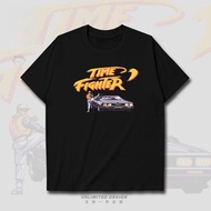 Borderless 80S Memories Of Street Bullies Smashing Cars, Short Sleeved T-Shirts For Boys And Girls, 