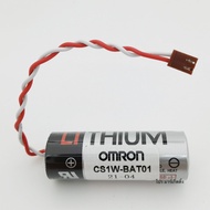 แบตเตอรี่ TOSHIBA ER17500V  CS1W-BAT01 OMRON ขั้วสีน้ำตาลเล็ก3.6V 2600mAh Lithium PLC Battery ของใหม่