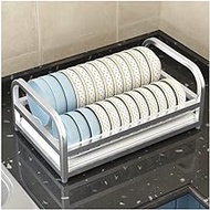 Space Saving Dish Rack Stainless Steel Dish Drainer Rack With Drainboard,for Kitchen Dish Drying Rack (Color : A)