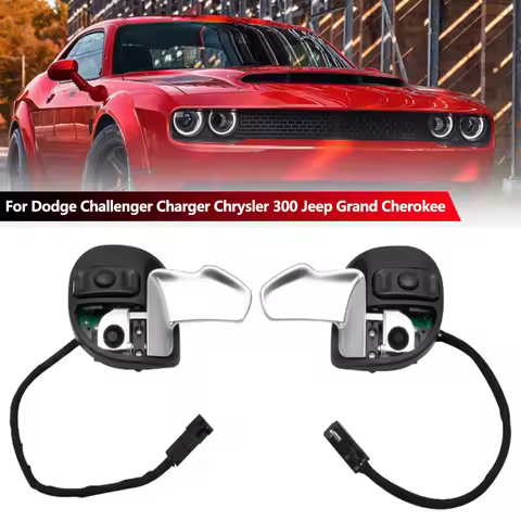 2Pcs Car Steering Wheel Paddle Shift Shifter Set 5RQ09DX9AC For Dodge Challenger Charger Chrysler 30