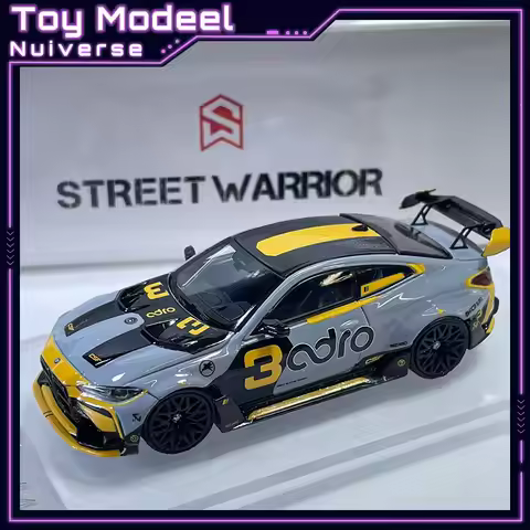 SW 1:64 Scale Diecast Alloy Car Model BMW M4 G82 GTR Foshan Show Limited Edition Exquisite Nice Coll