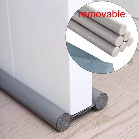 Removable Door Sealing Strip Under Door Draft Guard Stopper Sound Proof Reduce Noise Door Bottom Sea