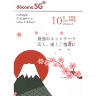 Docomo 日本 10/15日 4.5G/5G 無限上網卡《不限量、不限速》