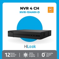 NVR 4 CHANNEL HILOOK NVR-104MH-D 40 MBPS INPUT WARRANTY