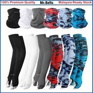 Sarung Tangan Motor Bandana Scarf Handsock Food Delivery Arm Sleeve Rider Man Half Face Mask Sarung 