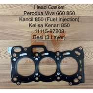 HEAD GASKET PERODUA VIVA 660 850 KANCIL (FUEL INJECTION) KELISA KENARI 850 (EF-VE) (BESI 3 LAYER) (1