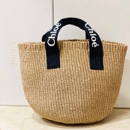 Chloe Kids woody 經典草編包