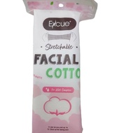 Excue Stretchable Facial Cotton for Wet Compress