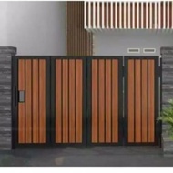 (Ready) Pagar Rumah Motif Kayu Grc Woodplank