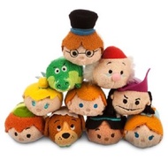 Tsum Tsum Peter Pan Tinkerbell Captain Hook Tick Tock Crocodile Mr. Smem Nana Mini Kawaii Plush Toy Stackable Phone Screen Cleaner Kids Toys for Girls Boys