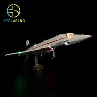 KY LED Light Kit ไฟบล็อกเล่นของเล่นแบบอเนกประสงค์สำหรับเครื่องบิน Concorde ของ Lego Creative Series 