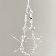 ins Beaded Colorful Bowknot Simple Phone Chain ccd Camera Chain Strap Pendant