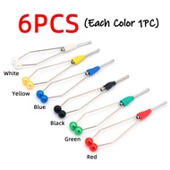 TEMU 1pc/6pcs Lightweight Bi-ceramic Tip Bobbin Holders Fly Fishing Tying Tool Holder Fishing Flies 