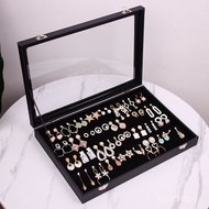 Storage Storage Earrings with Lid Display Box Jewelry Large Capacity Earrings Zhenchang Transparent 