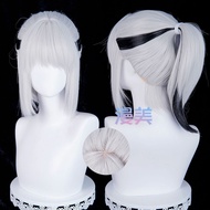 Xiaowen Mai Cosplay Wig Delta Force Hackclaw Short Grey Heat Resistant Synthetic Hair