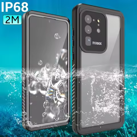 2M IP68 Waterproof Case for Samsung Galaxy S20 Ultra/S20+ Plus/S20 5G Shockproof Outdoor Diving Case