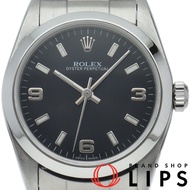 勞力士蠔式恆動男童腕錶 77080(K) - 附錶盒、保固卡、不鏽鋼、男士腕錶、黑色、拋光、2001 年款、成色極佳 [二手]