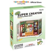Toys Kingdom Rolife Miniature 3D Mini Super Creator Memory Book Store Set 44 Pcs DWS04B - Mix Diy Mi