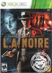 [年終出清] 全新 XBOX360 原版遊戲片, 黑色洛城（L.A. Noire） 英文版