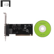 PCI to DB25 Parallel Port Expansion Card PCI Parallel Port Converter Adapter Controller for Desktop 