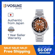 SEIKO SRPJ47K1 SRPJ47K 5 Sports Automatic Day Date Brown Silver Stainless  Wrist Watch For Men from YOSUKI JAPAN PICKSEIKO