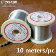 1PCS/10meters YT2172 Nichrome Wire Diameter 0.1MM-0.5MM Cr20Ni80 Heating Wire Resistance Wire Alloy Heating Yarn