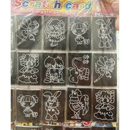 [ ENTERTAINMENT TOY ] MIRACLE MULTI-COLOR CHARCOAL SCRATCH PAINTING FOR KIDS