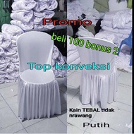 Sarung Bungkus Kursi Napoli Plastik 101&amp; Bisa Untuk Semua Kursi Plasti