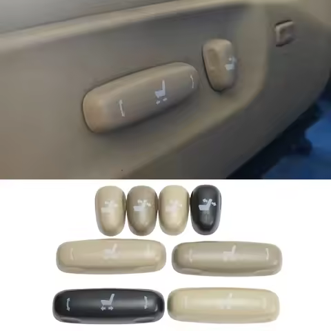 Wooeight 1Pc Car Power Seat Switch Knob Cover Cap For Toyota Land Cruiser LC200 84921-60080-C0/84921