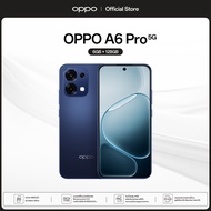 [New]OPPO A6 Pro 5G (6+128G) โทรศัพท์มือถือ ทนทาน กันน้ำ/กันฝุ่น IP69 กล้อง 50 MP ชาร์จไว 80W แบตเตอ