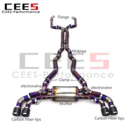 CEES Most Hot Sale M550i Exhaust Tuning Auto Parts Titanium Exhaust Catback for BMW M550/M550i G30/N