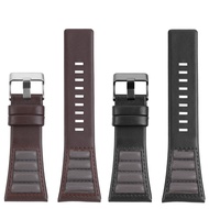 Men 30mm Large Size Genuine Leather Strap Suitable for Dissay DZ7313 DZ7395 Full Series Watch
