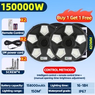 AIMO ☀️☀️UFO solar light LED solar street light outdoor waterproof soalr garden light lamp with remo
