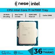 Intel Core i7 14700F CPU (TRAY)