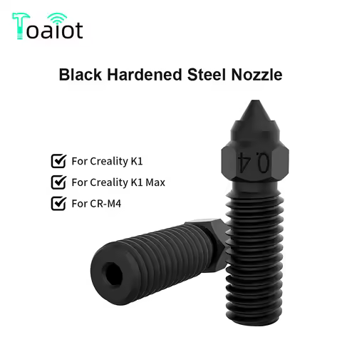 Hardened Steel Nozzle For Creality K1/K1 MAX CR-M4 Nozzle 0.3/0.4/0.6/1.0/1.2mm for K1 FDM 3D Printe