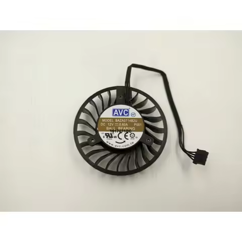 H Cooler Fan For QUADRO P4000 M4000 BAZA0714B2U 64mm 4Pin 12V 0.6A Graphics Card